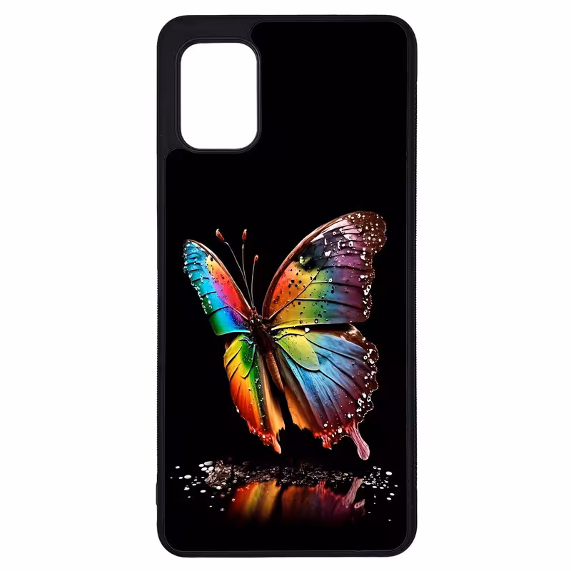 کاور طرح پروانه کد G-038 مناسب برای گوشی موبایل سامسونگ Galaxy A31 | دیجی قاب دونی