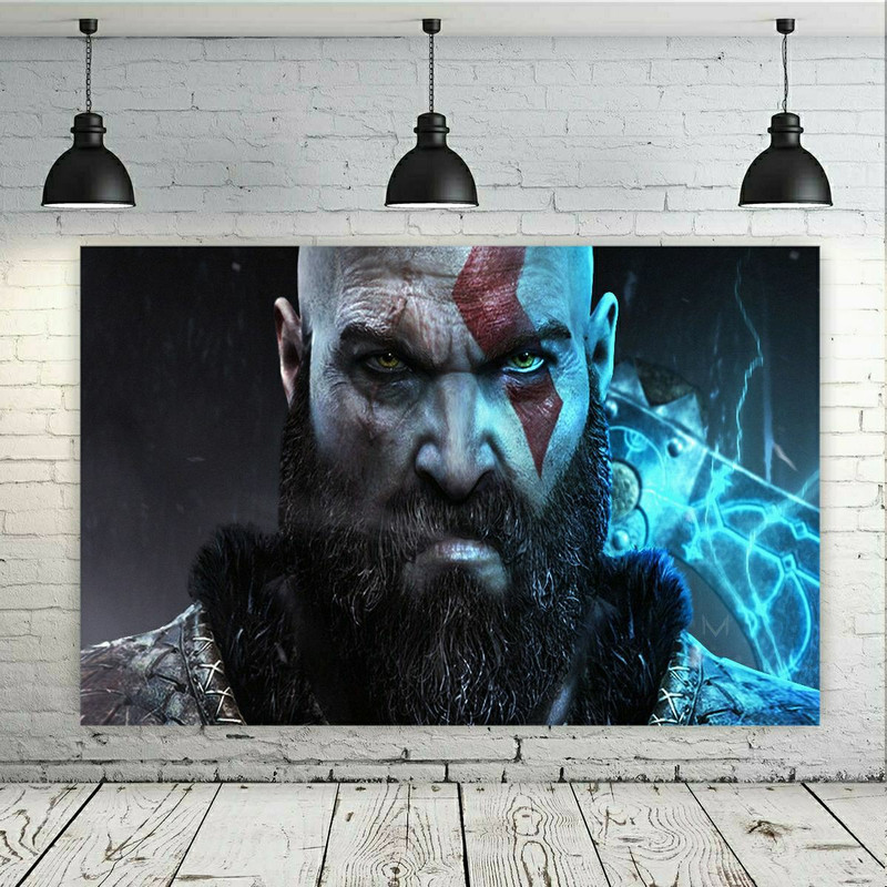 تابلو شاسی طرح گیم خدای جنگ کد SDB2062 | دنیای قاب