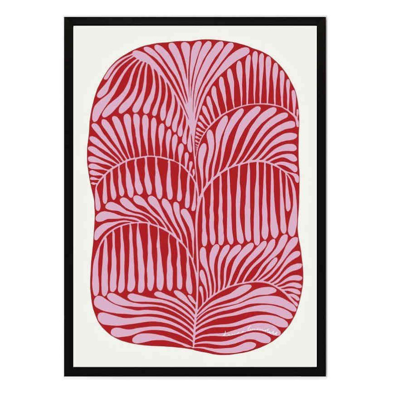 تابلو مدل Pink plant print کد 248901486 | دنیای قاب