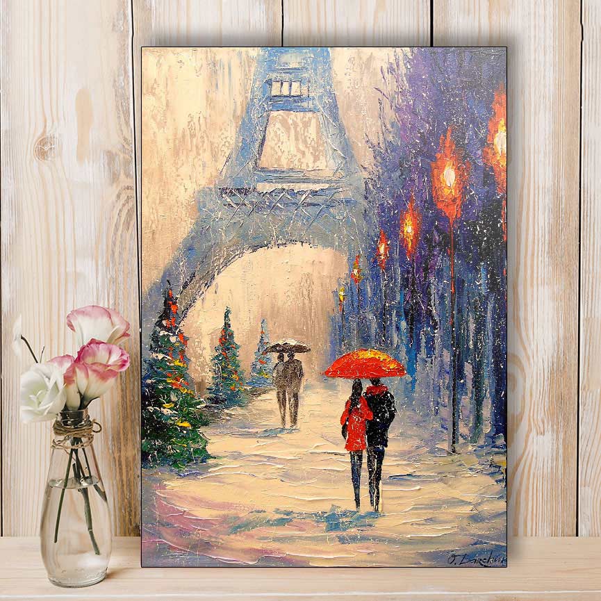 تابلو شاسی گالری استاربوی طرح برج ایفل مدل هنری 539