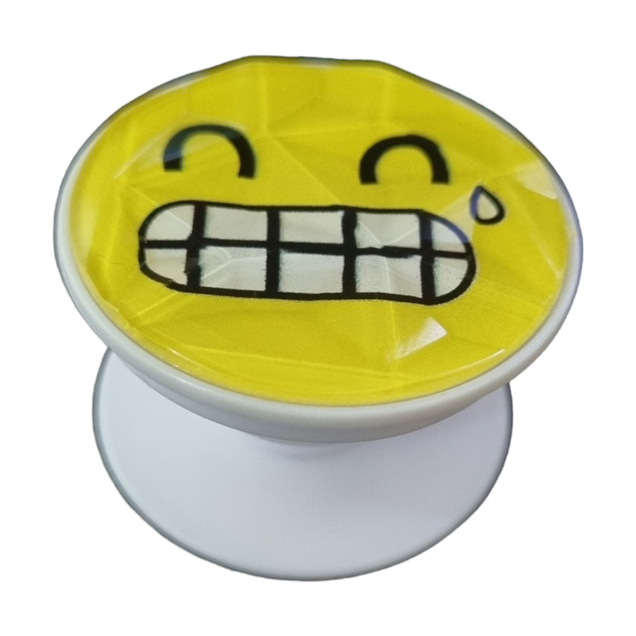 پایه نگهدارنده گوشی موبایل و تبلت پاپ سوکت طرح ایموجی مدل کریستالی