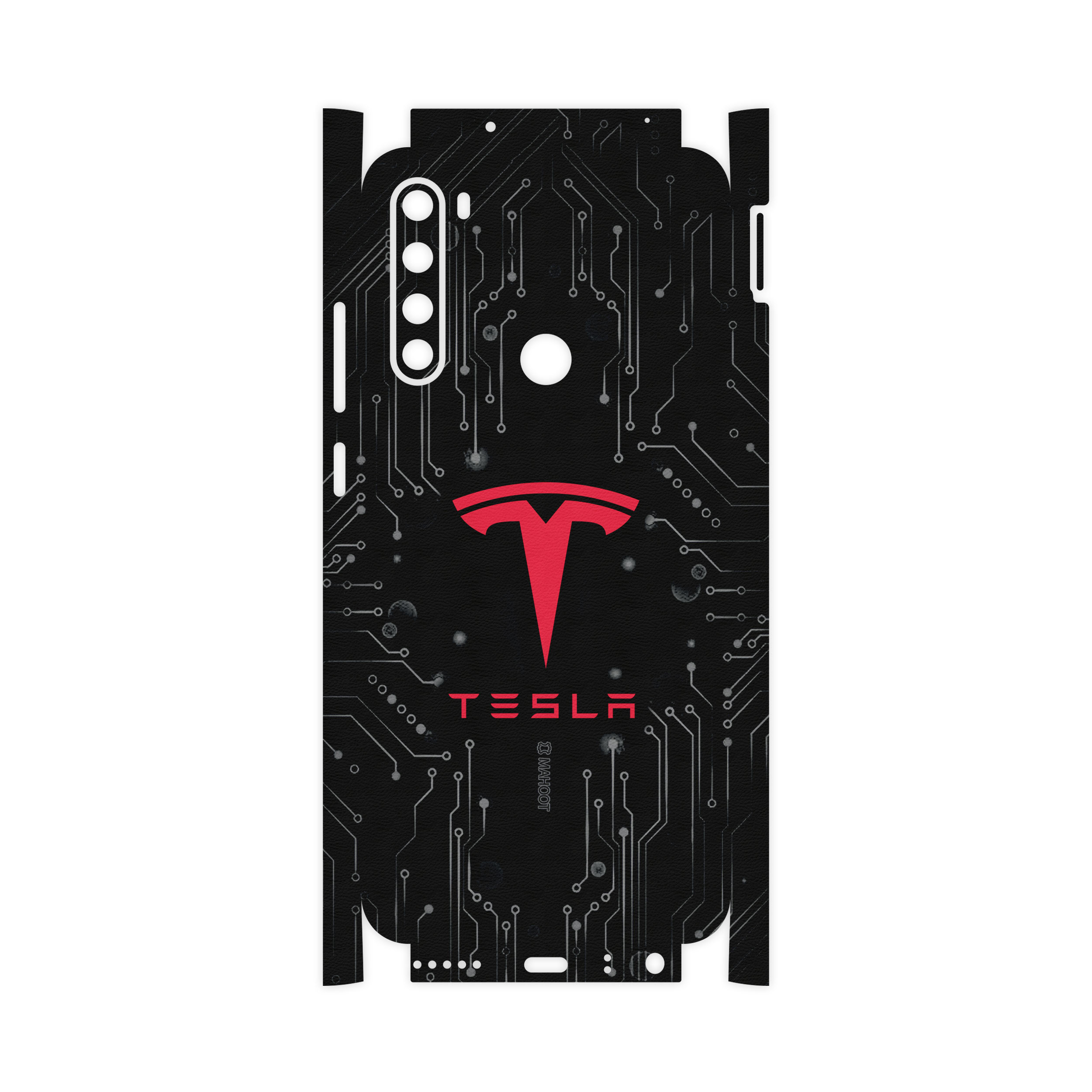 برچسب پوششی ماهوت مدل TESLA-Motors-FullSkin مناسب برای گوشی موبایل شیائومی Redmi Note 8