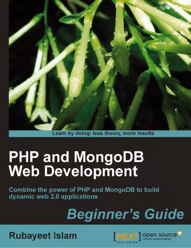 خرید و دانلود نسخه کامل کتاب PHP and MongoDB Web Development Beginner's Guide