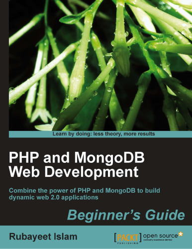 خرید و دانلود نسخه کامل کتاب PHP and MongoDB Web Development Beginner's Guide