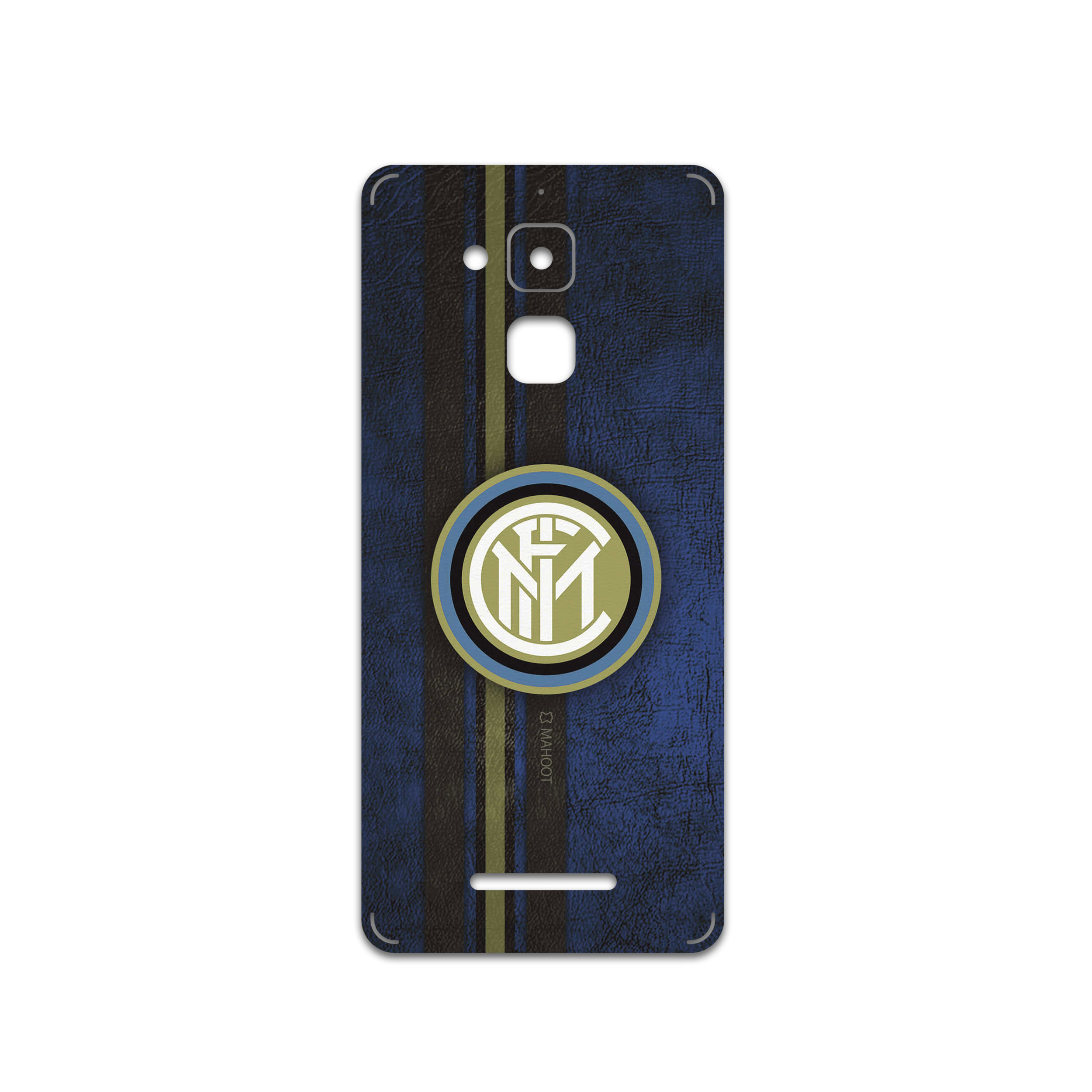 برچسب پوششی ماهوت مدل Inter-Milan-FC مناسب برای گوشی موبایل ایسوس Zenfone 3 Max ZC520TL