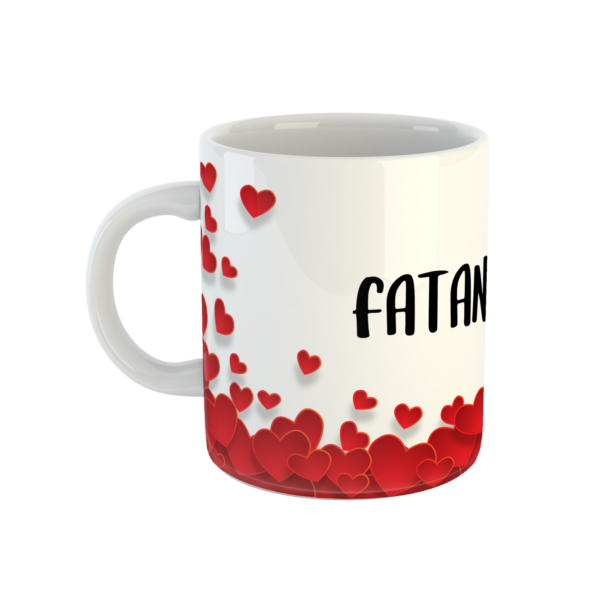 ماگ طرح قلب مدل فتانه