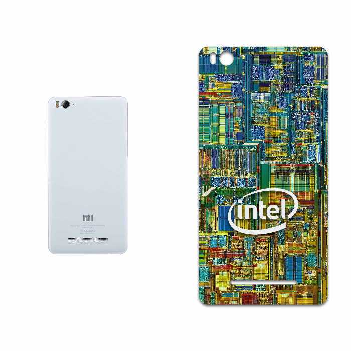 برچسب پوششی ماهوت مدل Intel Brand مناسب برای گوشی موبایل شیائومی Mi 4i