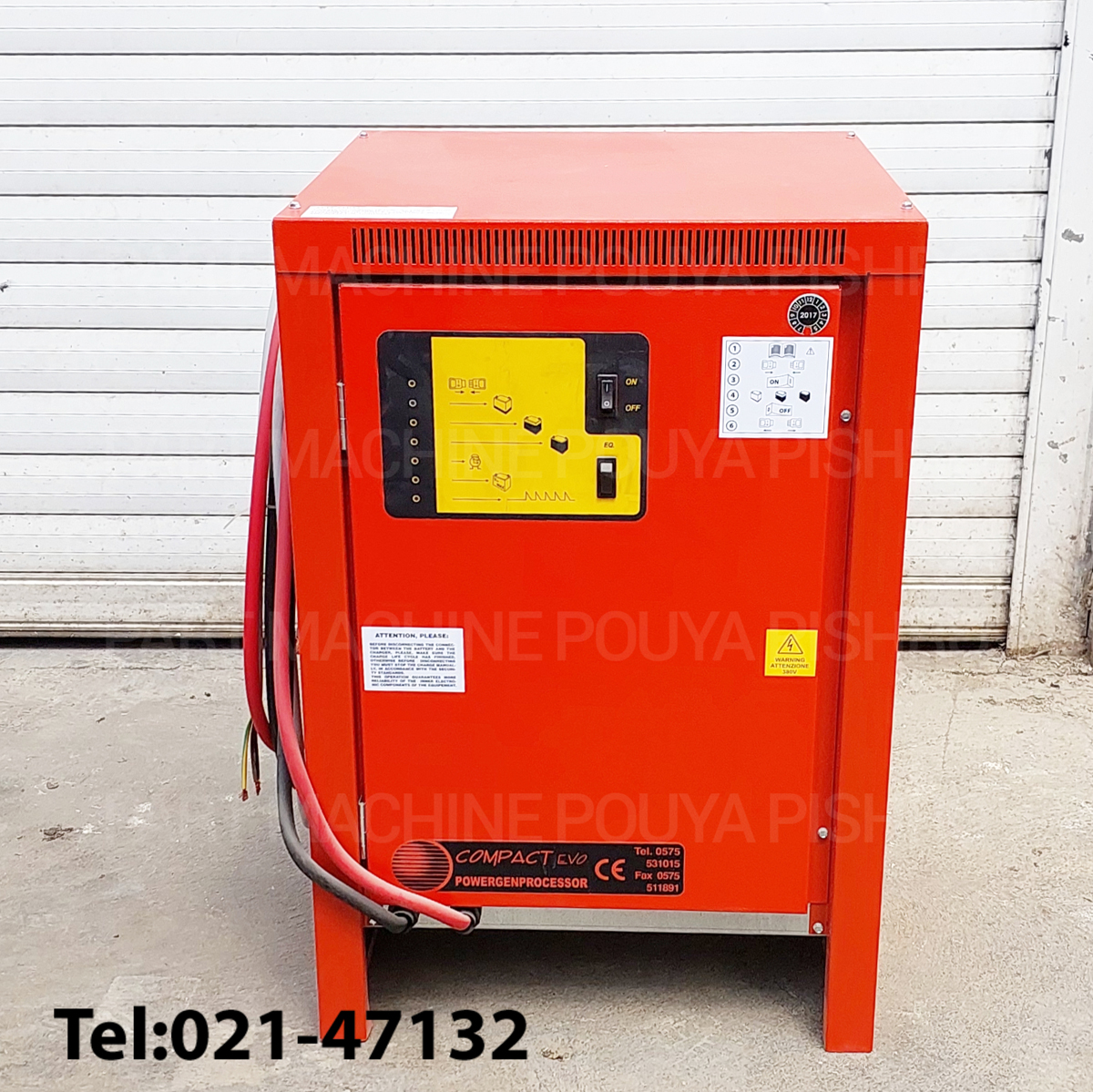 شارژر فول اتوماتیک 24V-160A لیفتراک مارک POWERGEN