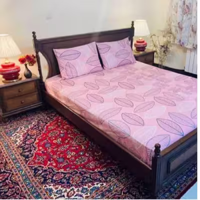 سرویس ملحفه مدل کینگ دو نفره سه تکه