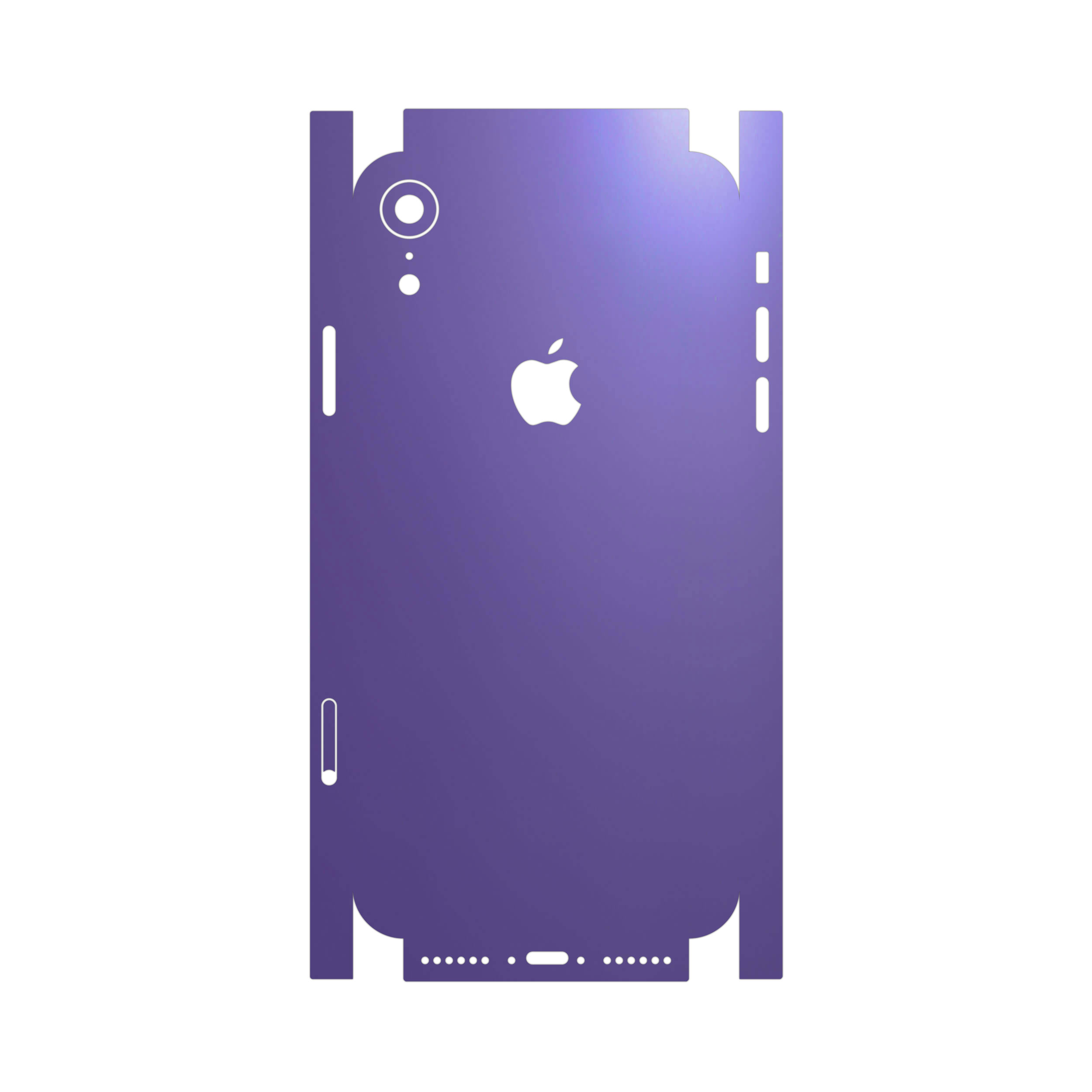 برچسب پوششی ماهوت مدل Matte-BlueBerry-FullSkin مناسب برای گوشی موبایل اپل iPhone Xr