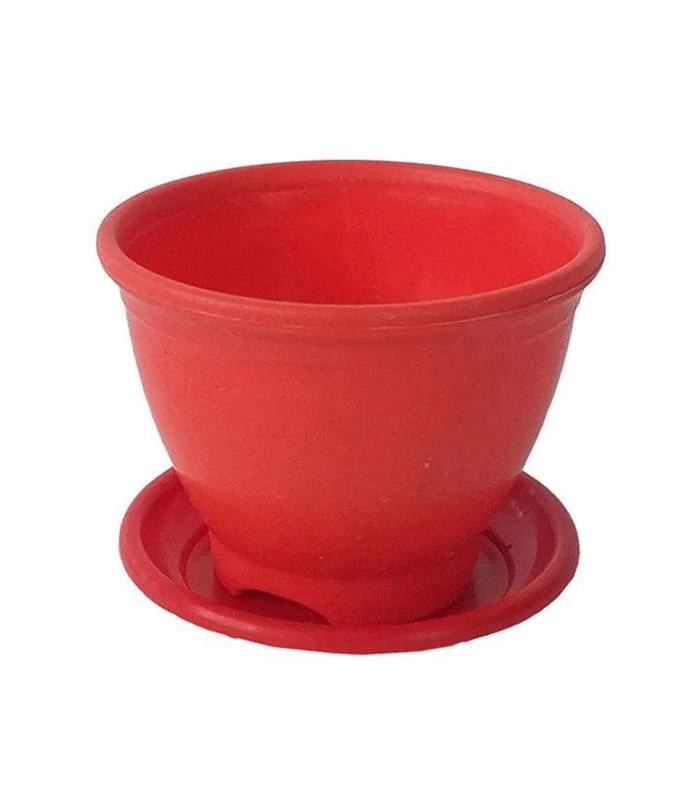 گلدان پلاستیکی دایره ای سایز 10