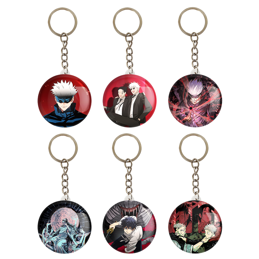 جاکلیدی خندالو مدل انیمه جوجوتسو کایزن کد 424B مجموعه 6 عددی