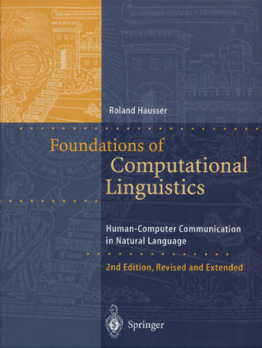 خرید و دانلود نسخه کامل کتاب Foundations of Computational Linguistics