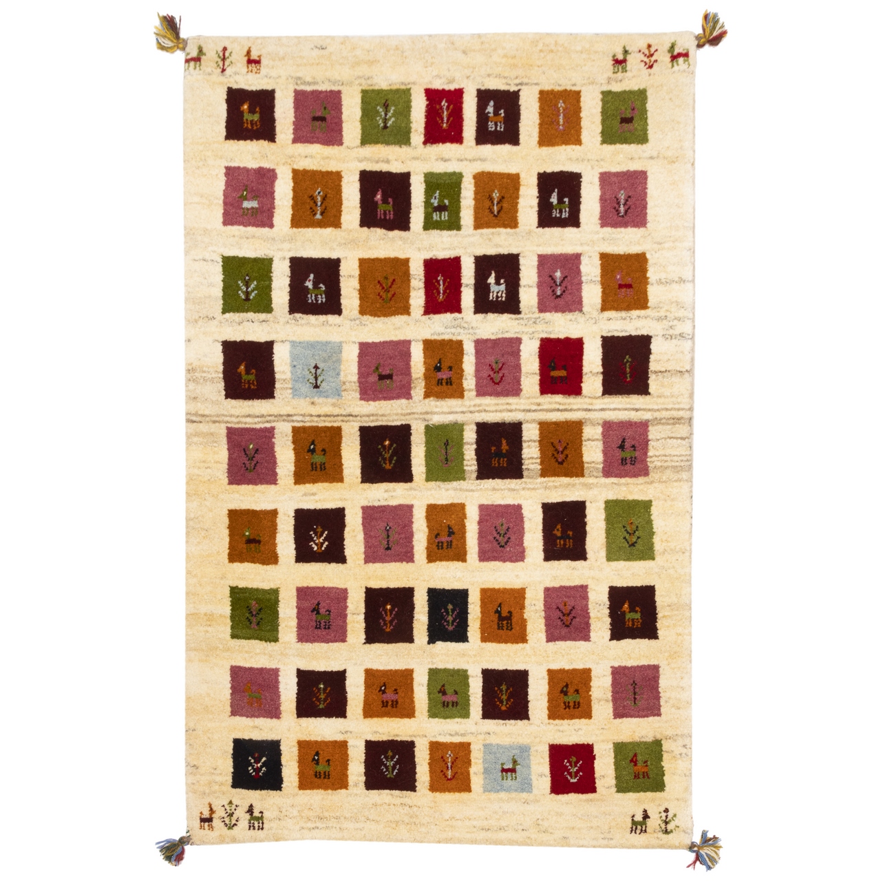 گبه دستباف ذرع و نیم سی پرشیا کد 122242