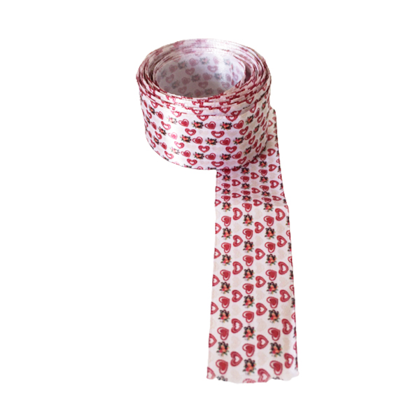 روبان مدل قلب کد 607 طول 5 متر 
