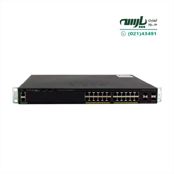 سوئیچ شبکه مدیریتی سیسکو 24 پورتی WS-C2960X-24TS-L