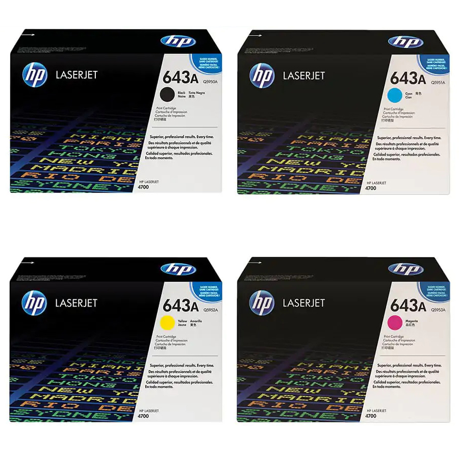 کیت کارتریج تونر لیزری اچ پی مدل 643A