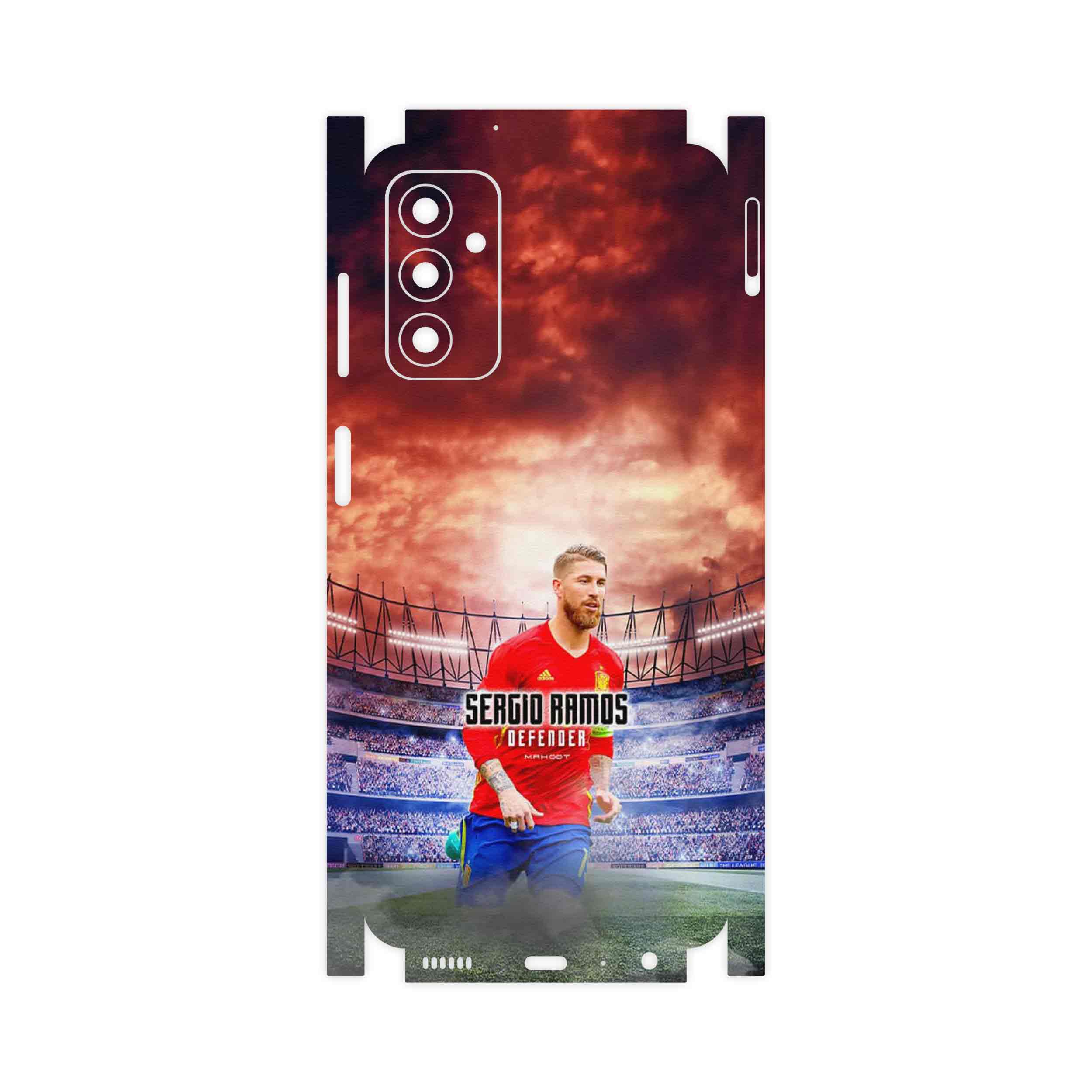 برچسب پوششی ماهوت مدل Sergio Ramos-FullSkin مناسب برای گوشی موبایل سامسونگ Galaxy F13