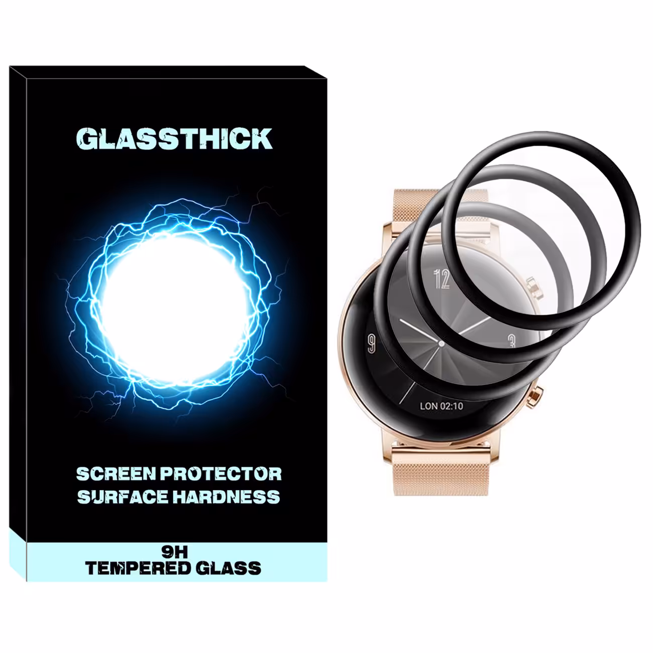 محافظ صفحه نمایش نانو گلستیگ مدل NGL مناسب برای ساعت هوشمند هوآوی Watch GT 2 42mm بسته سه عددی