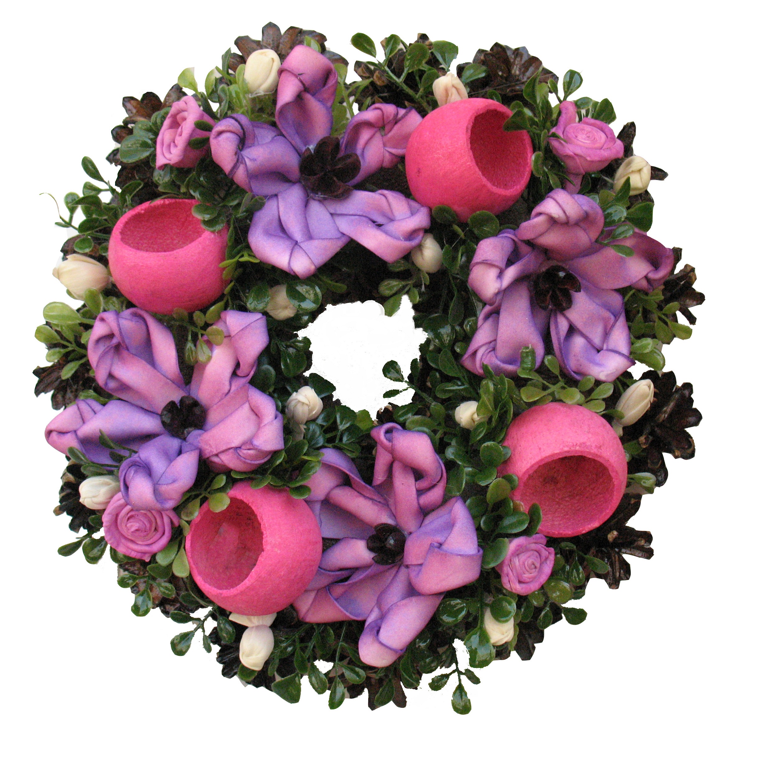 حلقه گل مصنوعی دکوفلاورز مدل 121