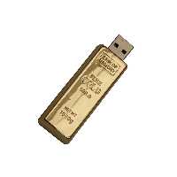 فلش مموری فلزی دایا دیتا طرح شمش طلا مدل ME1001-USB3 ظرفیت 128 گیگابایت