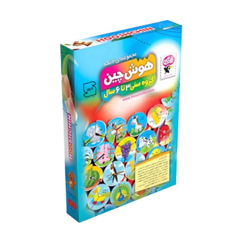 بازی فکری هوش چین سه تیکه آموزش مفاهیم و لغات میوه ها و حیوانات3تا6سال آموزشی