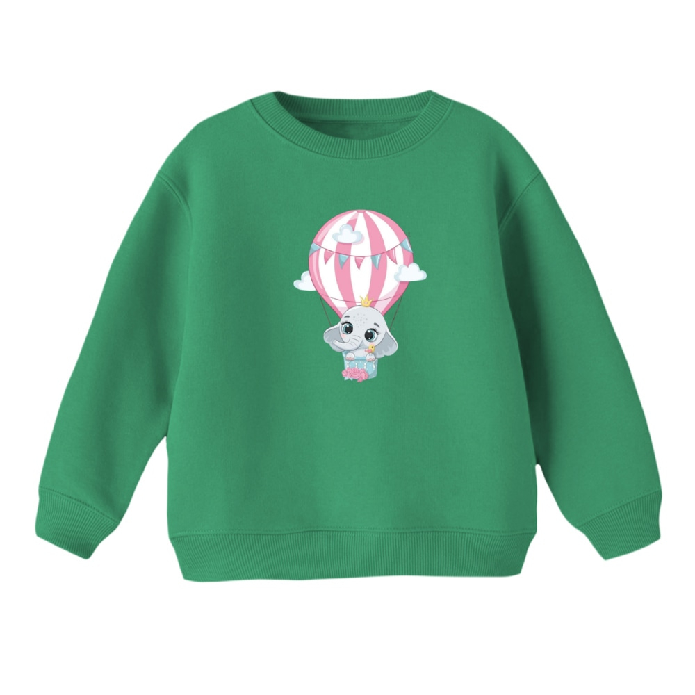 سویشرت بچگانه مدل فیل کد 2 رنگ سبز