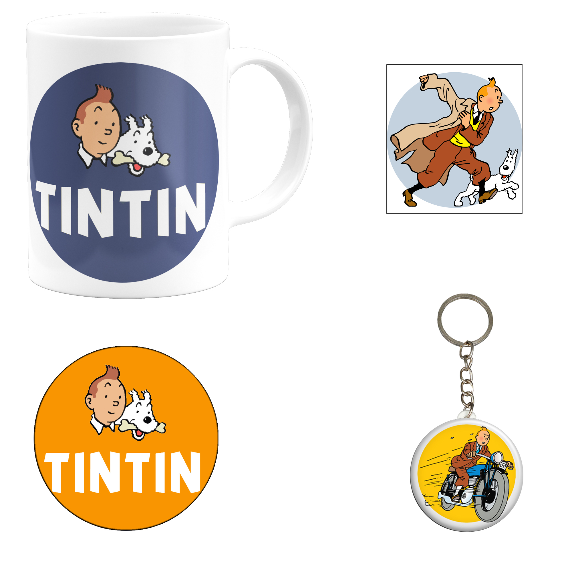 ست هدیه ماگ مدل کارتون تن تن کد M12