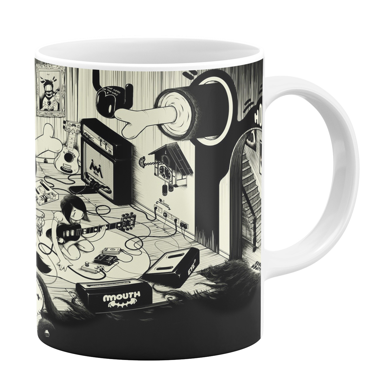 ماگ طرح نقاشی کد 10438