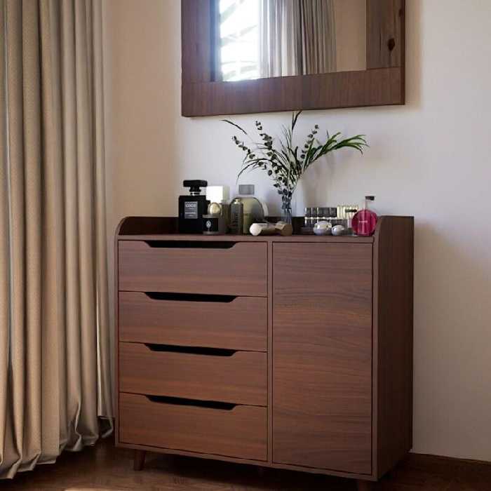 دراور 4 کشو باکس دار تمام ام دی اف مدل DR230 (هزینه ارسال به عهده مشتری) | choobsub