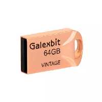 فلش مموری64گیگ با گارانتی مادام العمر.مدل رزگلد Galexbit Vintage USB2.0