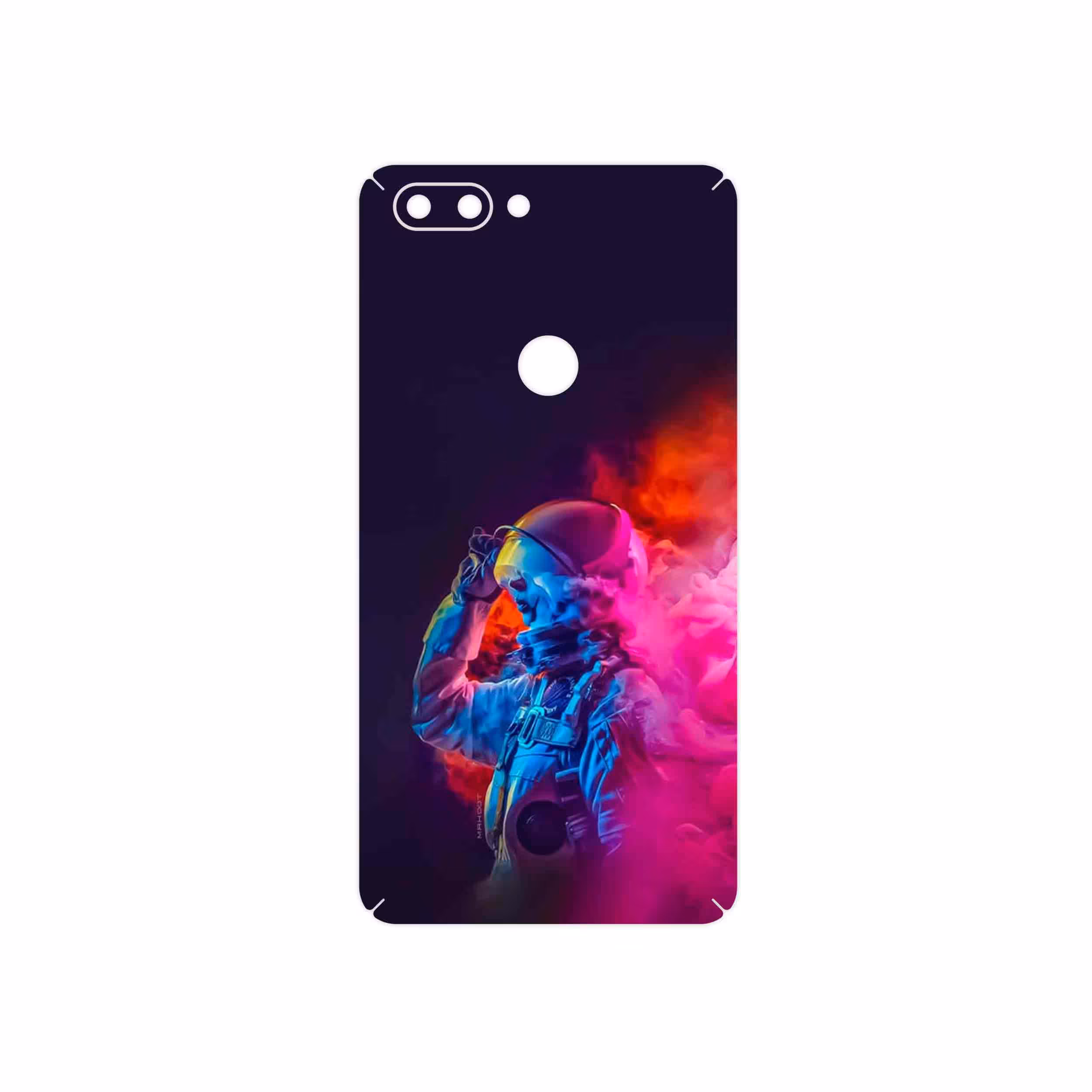 برچسب پوششی ماهوت مدل Smoke Rainbow Digital Art 1 مناسب برای گوشی موبایل تکنو Phantom 8