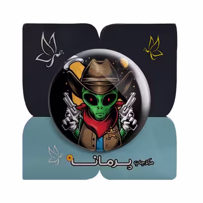 پیکسل پرمانه طرح آدم فضایی کد pm.4395