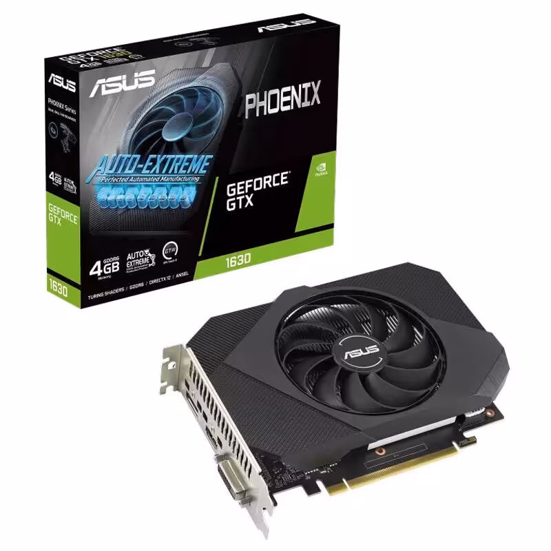 کارت گرافیک Asus Phoenix GeForce GTX1630 4GB GDDR6 64Bit