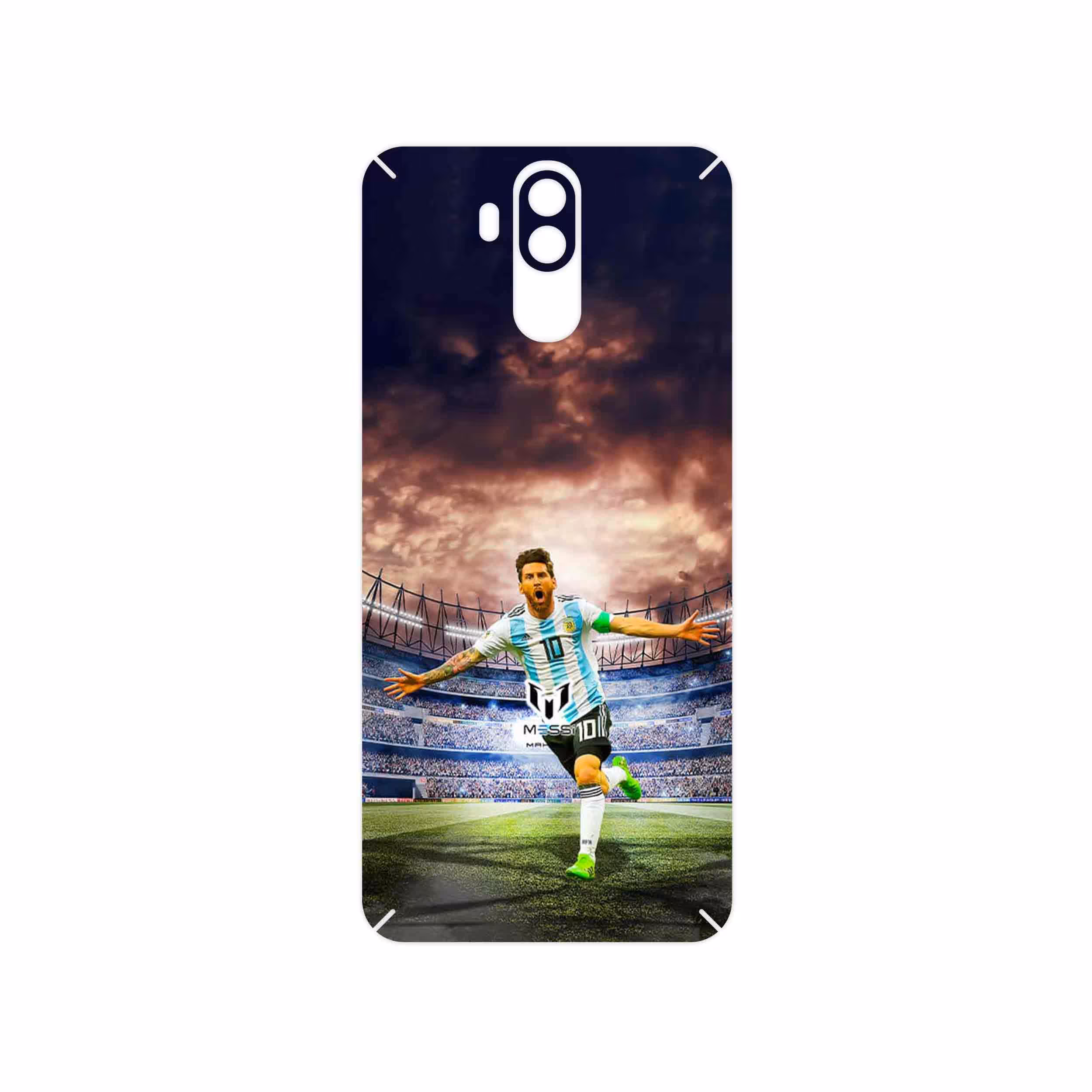 برچسب پوششی ماهوت مدل Lionel Messi 2 مناسب برای گوشی موبایل یولفون Power 3S