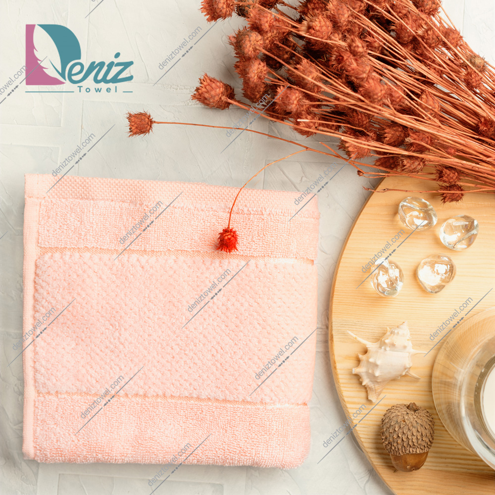 حوله دستی طرح ماکرو رنگ گل بهی