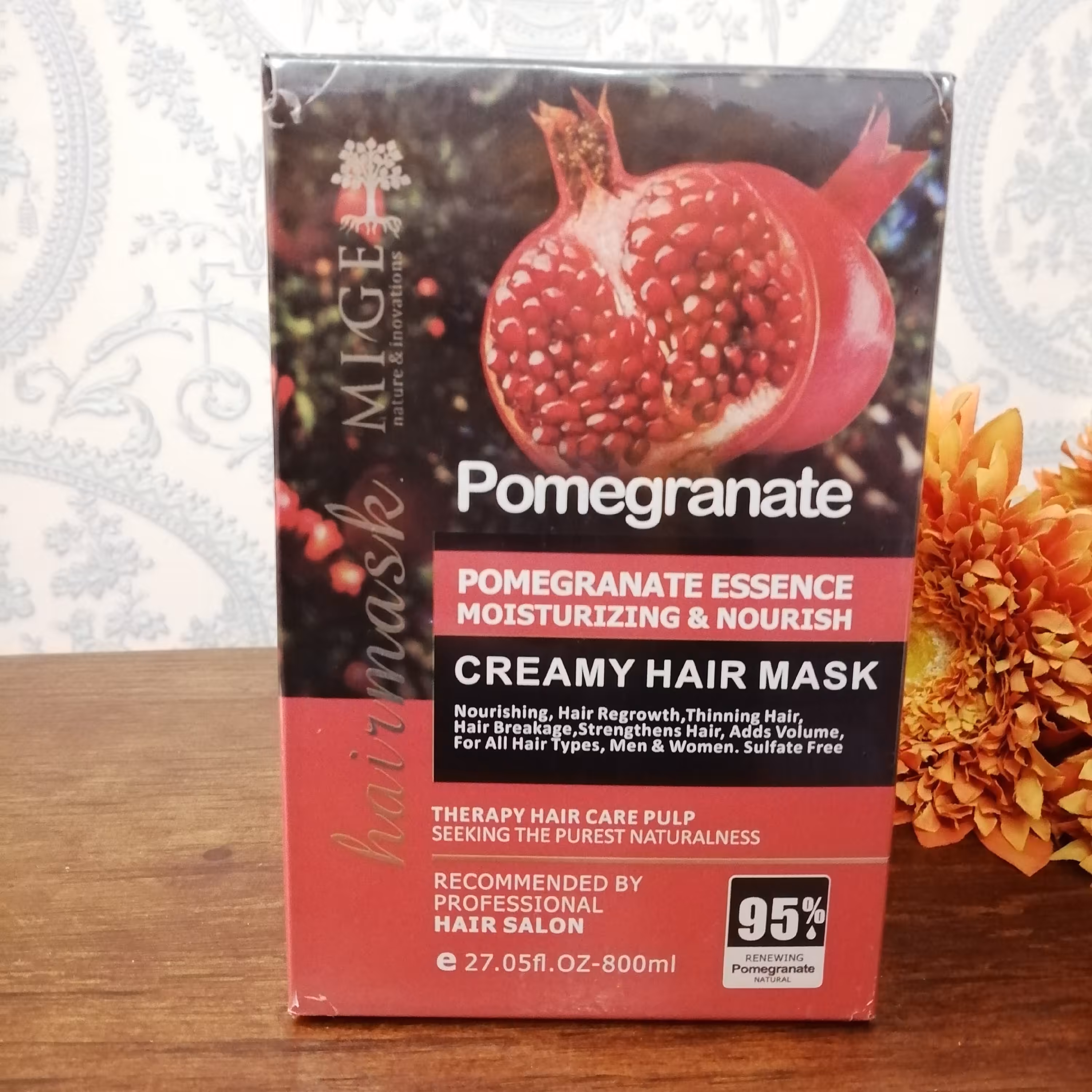 ماسک مو میگ انار بدون سولفات  Mige Pomegranated