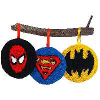 آویز بافتنی مدل سوپرهیرو کد 006 