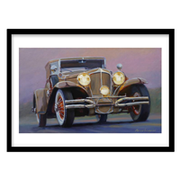 قیمت و خرید تابلو دکوراتیو مدل نقاشی خودرو کلاسیک کد 1706