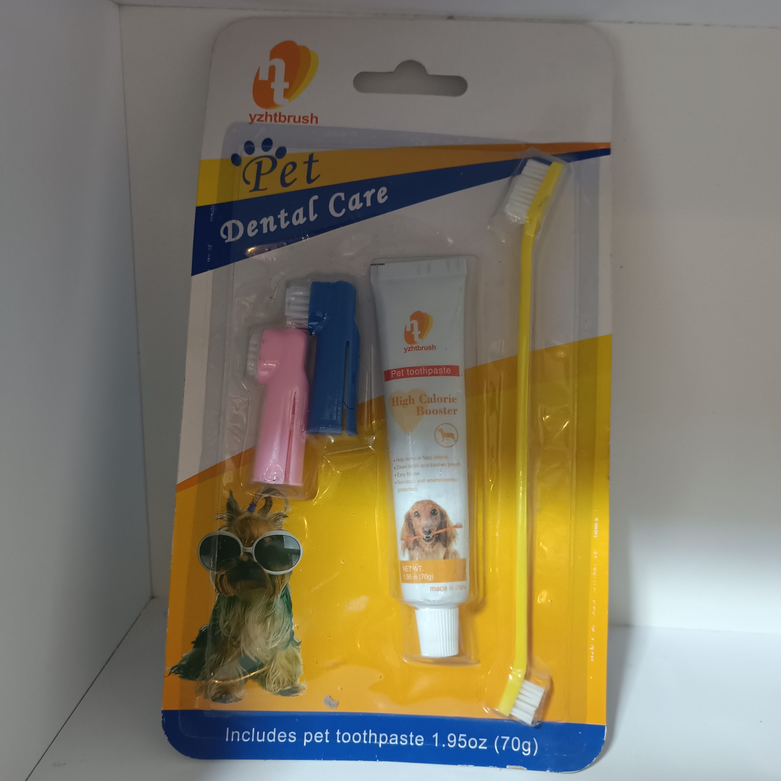 پک مسواک و خمیردندان سگ و گربه