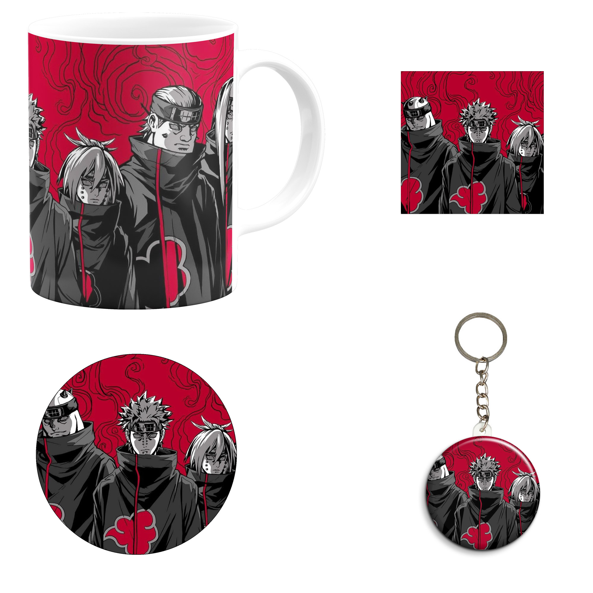 ست هدیه ماگ مدل انیمه ناروتو کد M10