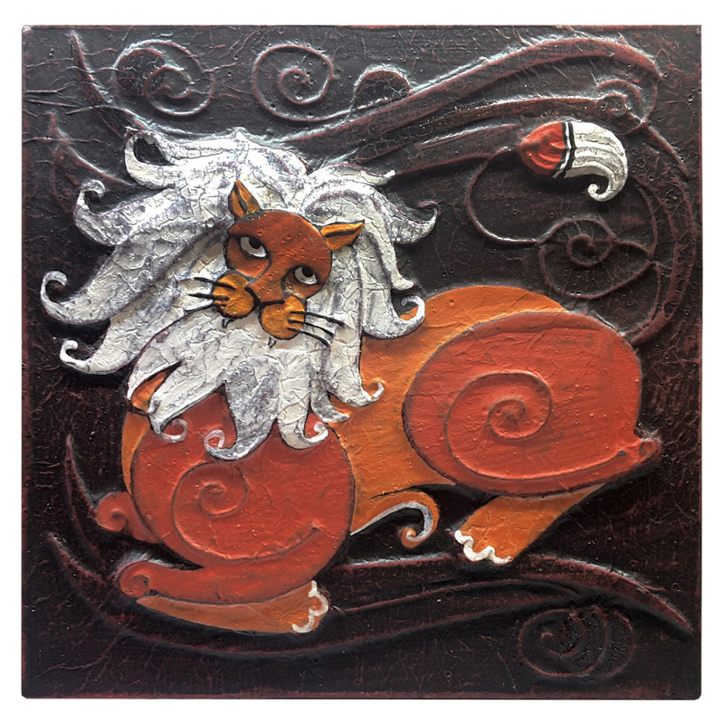 تابلو نقاشی برجسته مدل ماه تولد مرداد کد M5D1C3 | دنیای قاب