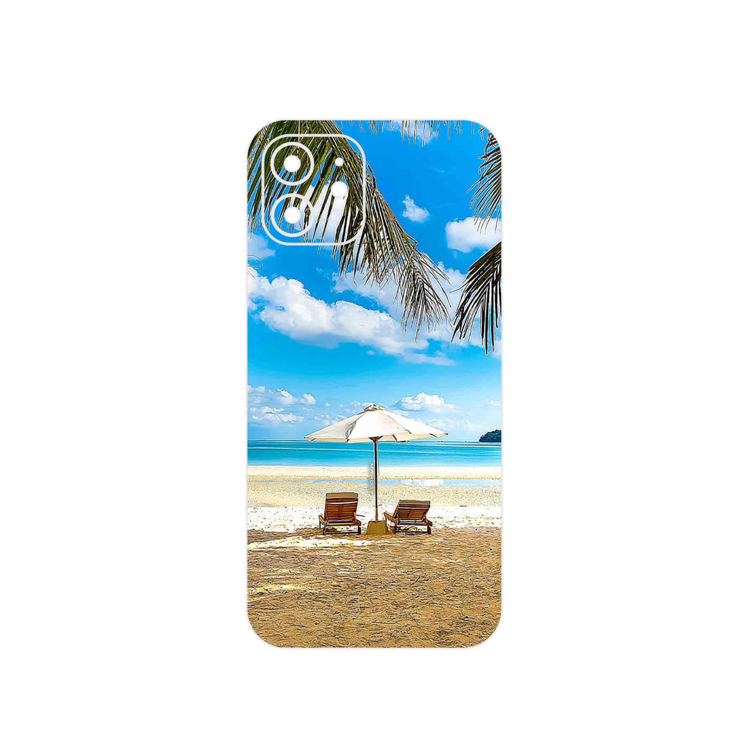 برچسب پوششی ماهوت مدل Beach مناسب برای گوشی موبایل اپل iPhone 12