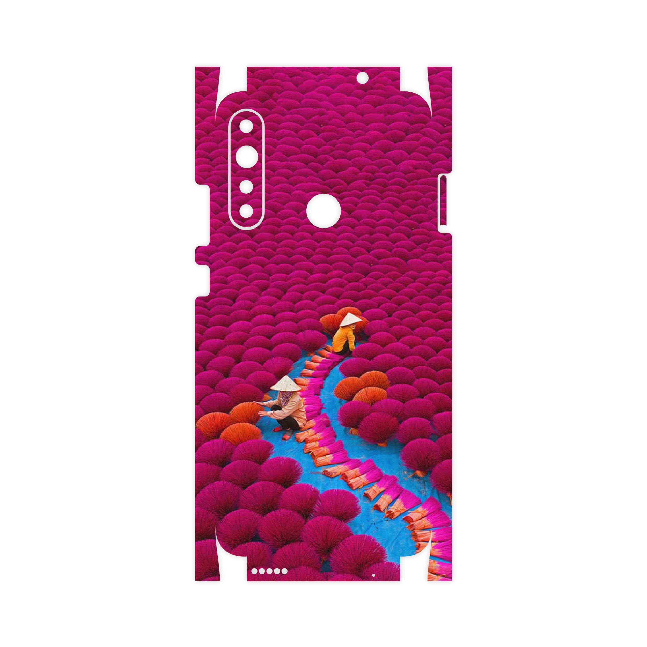 برچسب پوششی ماهوت مدل Vietnam Incense Wood Farms-FullSkin مناسب برای گوشی موبایل جی پلاس P10 Plus