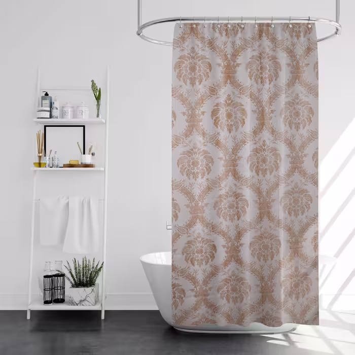 پرده حمام پیسو مدل BZ 55 سایز 180x200 سانتی متر