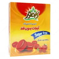 آبنبات بدون قند و رژیمی توت فرنگی کامور