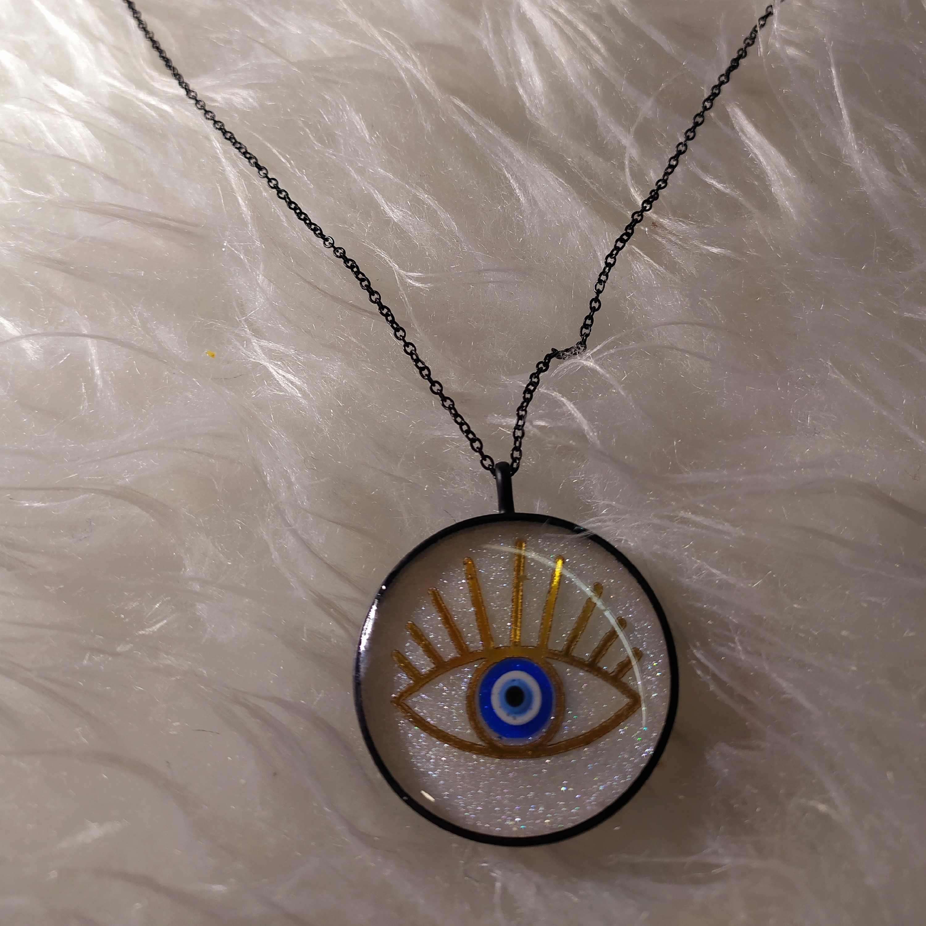 پلاک و زنجیر تک چشم آویزماشبن