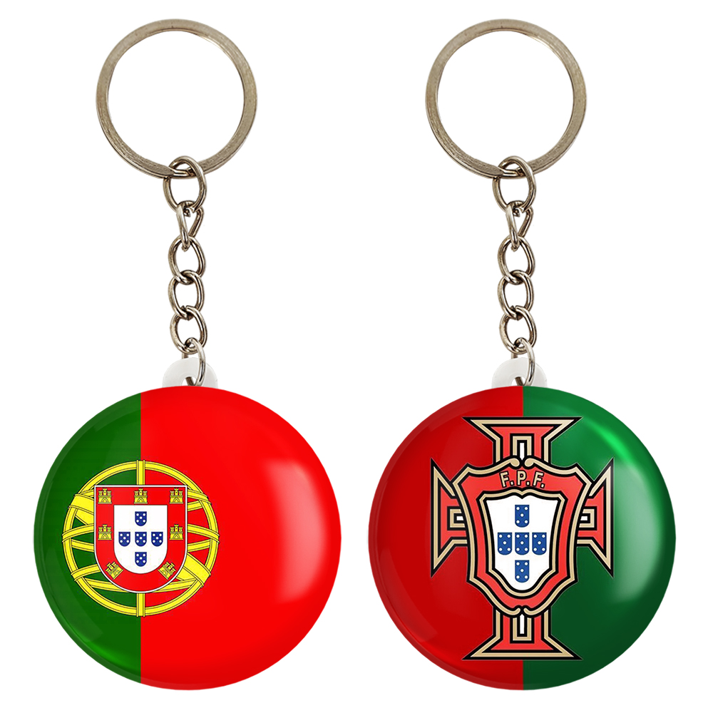 جاکلیدی خندالو مدل تیم ملی پرتغال کد 20012024 مجموعه 2 عددی