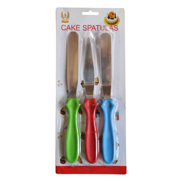 اسپاتولا مدل کیک مجموعه 3 عددی