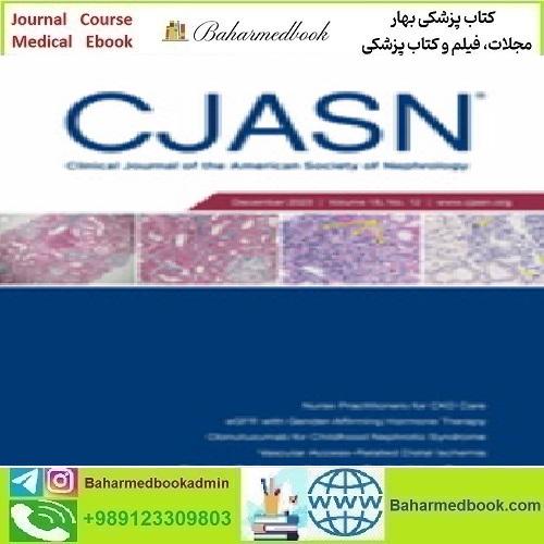 Clinical Journal of the American Society of Nephrology Volume 18